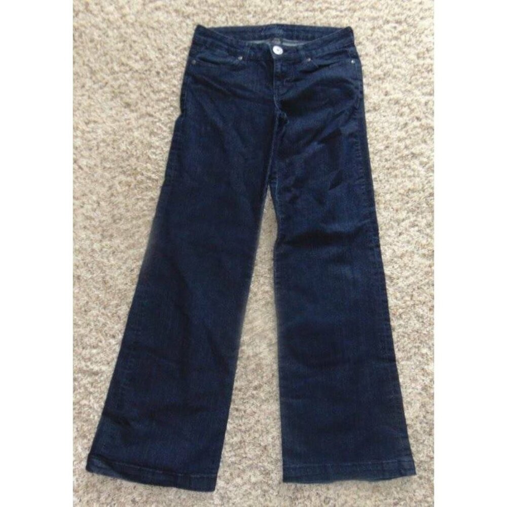 Vanity Dakota Flare Jeans Womens 27 Dark Blue Denim 5 Pocket Lowrise